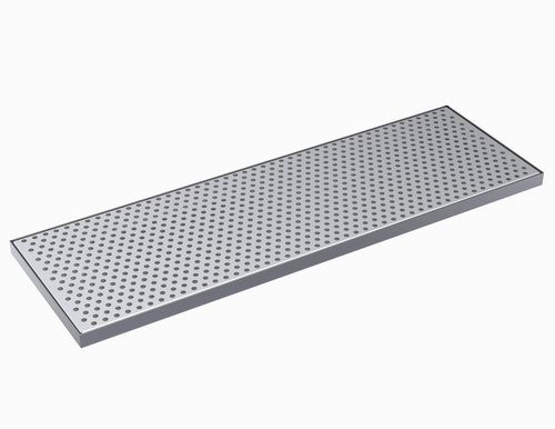 Krowne KDT-8X25S 25" W x 8" D Brushed Stainless Steel Drip Tray