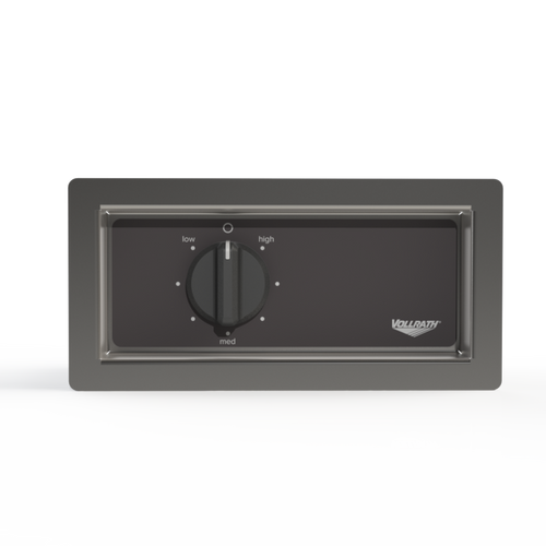 Vollrath FC-4SH-24208-WH-IN 24" White Hammer Powder Coat Aluminum Housing Stainless Steel Mounting Brackets with Adjustable Set Screw Low Profile Heat Strip - 208V 553W