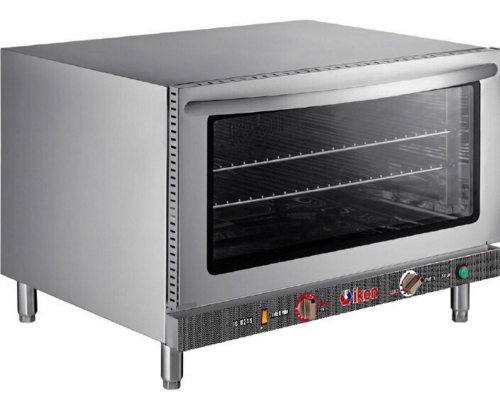 MVP Group IC-824S 31.8" W x 22.6" H Double-Wall Glass Oven Door Countertop Electric IKON Cooking Convection Oven - 120 Volts