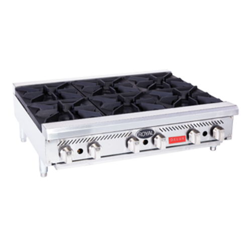 Royal Range RDHP-24-4-NG Countertop Natural Gas Delux Series Hotplate - 120,000 BTU