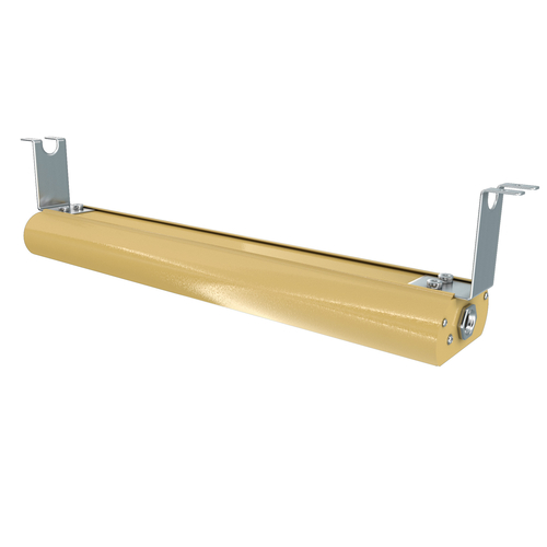 Vollrath FC-4SH-48208-BR-IN 48" Aluminum Brass Powder Coat Single Unlighted Low Profile Heat Strip - 208 Volts