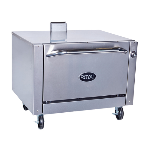 Royal Range RR-36-LB-NG Stainless Steel Front and Sides Standard Natural Gas Deck Oven - 35,000 BTU