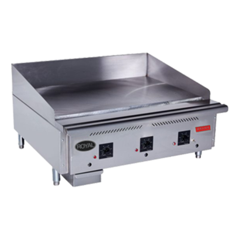 Royal Range RD85-24-SAE-NG 24" W Stainless Steel Natural Gas Countertop Griddle Delux Series - 64,000 BTU