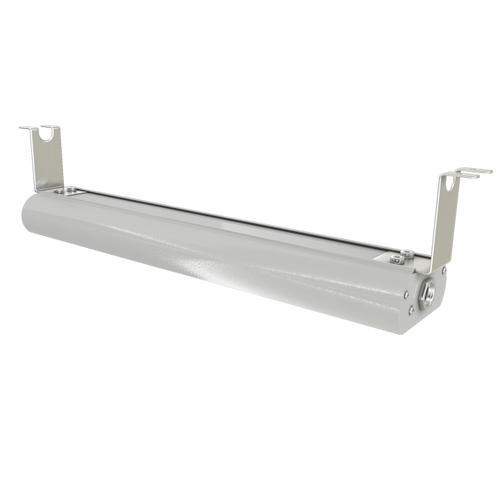 Vollrath FC-4SH-66208-CH-IN 66" Chrome Powder Coat Aluminum Housing Stainless Steel Mounting Brackets with Adjustable Set Screw Low Profile Heat Strip - 208V 1515W