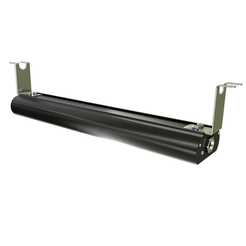 Vollrath FC-4SH-72120-BL-SW 72" Black Aluminum Housing Stainless Steel Mounting Brackets with Adjustable Set Screw Low Profile Heat Strip - 120V 1659 Watts