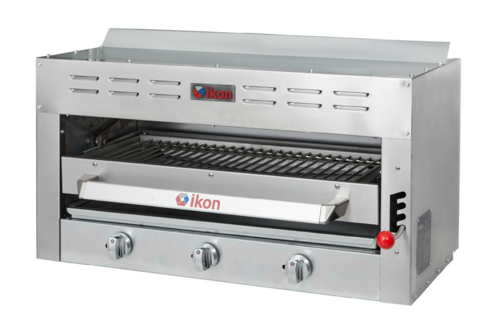 MVP Group IRSB-36 36" W Stainless Steel Natural Gas IKON Cooking Salamander Broiler - 45,000 BTU