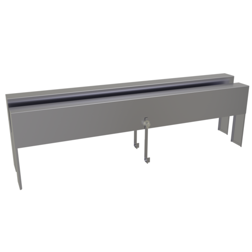 Glastender DSRC-43 43" W Stainless Steel Double Speed Rail Locking Cover