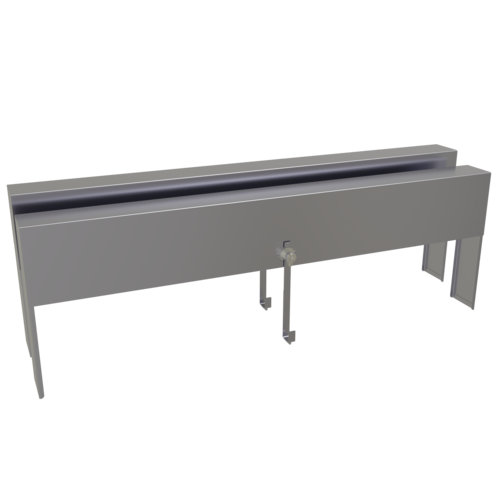 Glastender DSRC-37 37" W Stainless Steel Double Speed Rail Locking Cover
