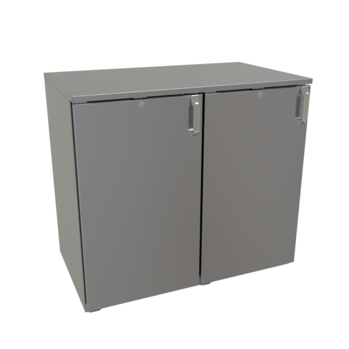 Glastender DS40 40" W Galvanized Steel Interior Back Bar Dry Storage Cabinet