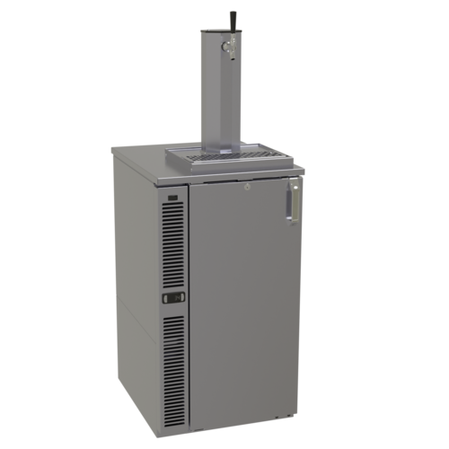 Glastender C1SB20-DD 20" W Stainless Steel Interior Draft Dispensing Cooler - 120 Volts