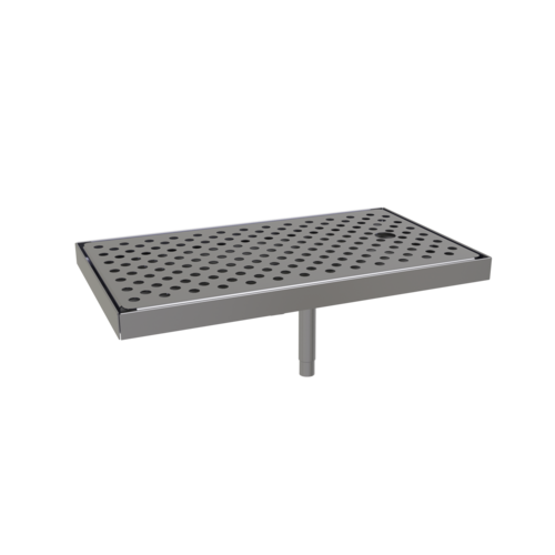 Glastender SM-DP8X14 14" W x 8" D Stainless Steel Surface Mount Drain Pan