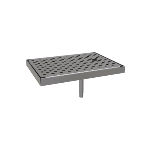Glastender SM-DP8X11 11" W x 8" D Stainless Steel Surface Mount Drain Pan