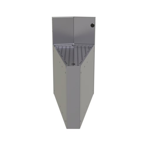 Glastender CIWB-20 12" W Stainless Steel No Legs Underbar Inside Wedge Corner Drainboard
