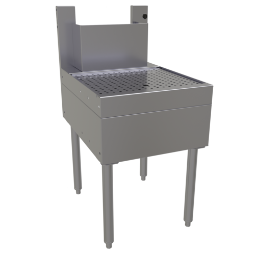 Glastender BDB-18 18" W Stainless Steel Tubing Chase Underbar Beer Drainer