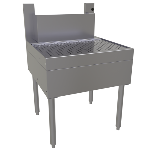 Glastender BDB-24 24" W Stainless Steel Tubing Chase Underbar Beer Drainer