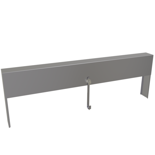 Glastender SSRC-42 42" W Stainless Steel Single Speed Rail Locking Cover