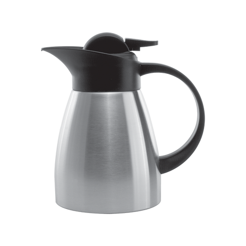 Service Ideas KVP67 20 Oz. Brushed Finish Stainless Touch Coffee Server