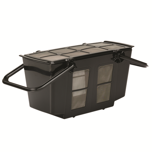 Service Ideas CBNS3BSKT Black Plastic Cold Brew 'N' Serv Basket