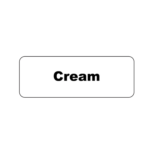 Service Ideas MT1CR Rectangular Magnetic "Cream" MagneTag