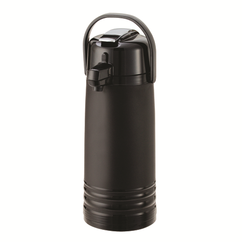 Service Ideas ECAL22PBLMAT 2.2 L. Plastic Lever Black Lid Eco-Air Airpot