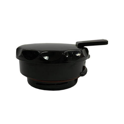 Service Ideas TNSPBLIDBL 3.5" W Black Plastic Twist 'N' Serv Lid