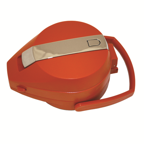 Service Ideas CTALCOLIDOR Orange Airpot Lid with Collar and Handle for CTAL Series