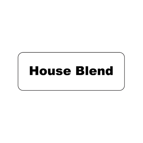 Service Ideas MT1HB Rectangular Magnetic "House Blend" MagneTag