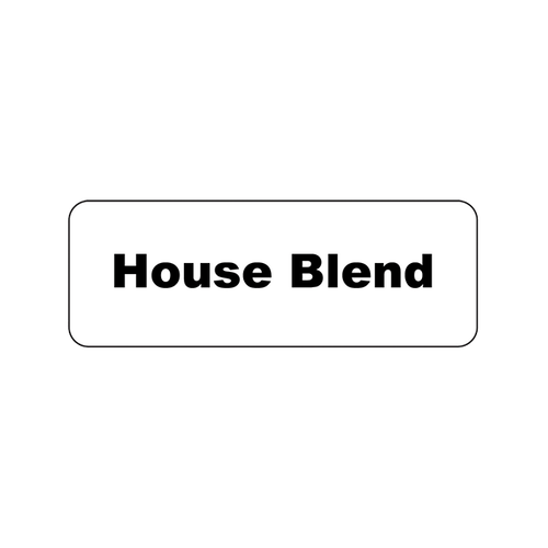 Service Ideas MT1HB Rectangular Magnetic "House Blend" MagneTag