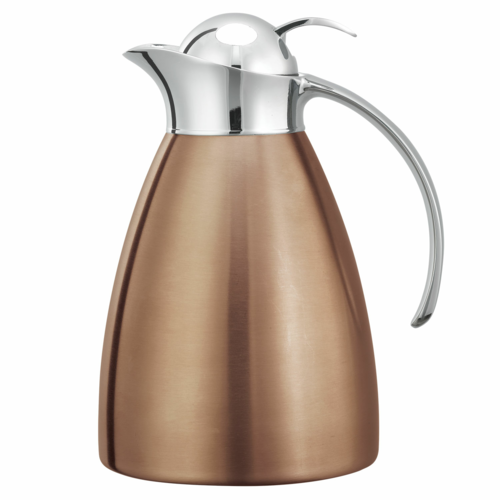 Service Ideas MAR10BSPBRG 33.8 Oz. Rose Gold Stainless Steel Marquette Series Carafe