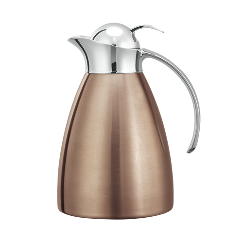 Service Ideas MAR10BSPBRG 33.8 Oz. Rose Gold Stainless Steel Marquette Series Carafe