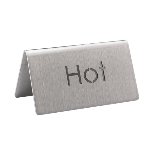 Service Ideas 1C-BF-HOT-MOD 1.5" H Metal "Hot" Beverage ID Tent