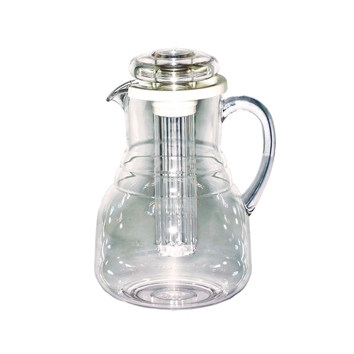 Service Ideas MWP33RB 111.5 Oz. Clear Poly Blend Ice Tube Pitcher