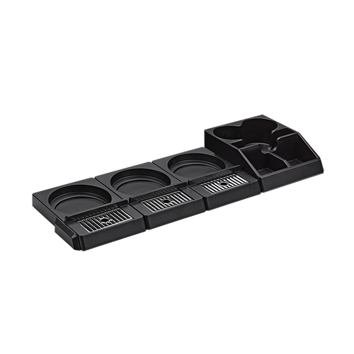 Service Ideas APD3BL Black The Trio Airpot Station Set Build-Your-Own Airpot Station
