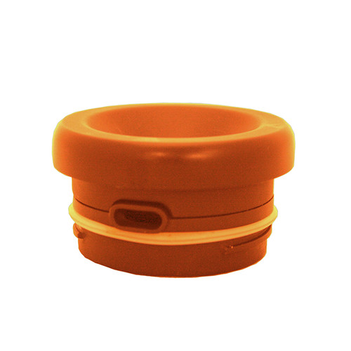 Service Ideas FCCBTLOR Black Plastic Push Button Decaf Brew Thru Beverage Carafe Lid Only for FCC Series