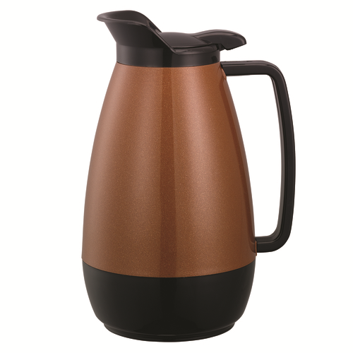 Service Ideas TS101CB 33.8 Oz. Copper Plastic Thermo-Serv Flip-Top Server