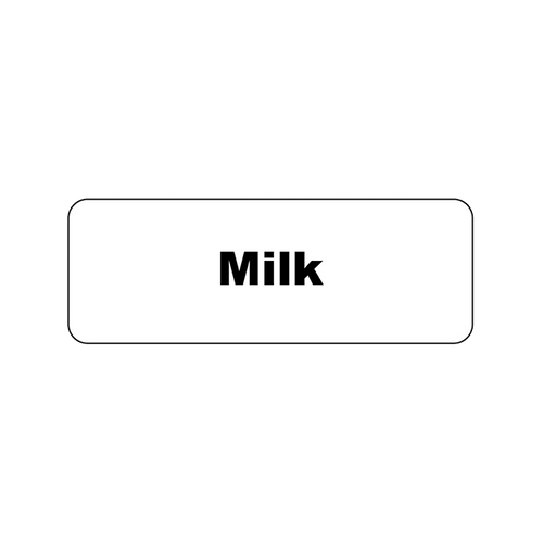 Service Ideas MT1MI Rectangular Magnetic "Milk" MagneTag