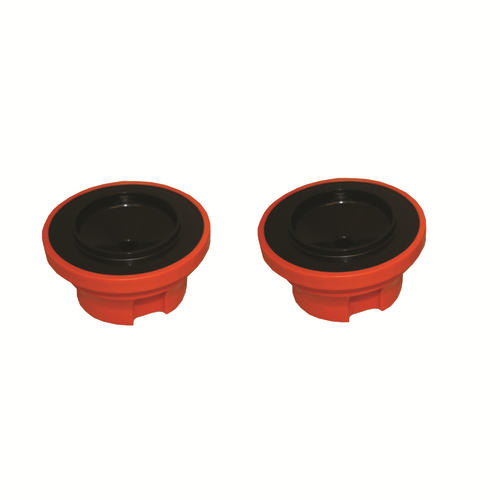 Service Ideas SVPLIDOR Orange Plastic Brew Thru Lid Only