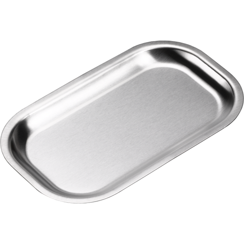Service Ideas OT11SS 11" W Stainless Steel Rectangular Thermo-Plate Platter Insert Only