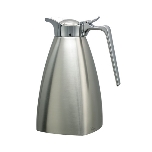Service Ideas SVSQ10BS 33.8 Oz. Square Stainless Steel Vacuum Insulation Coffee Server