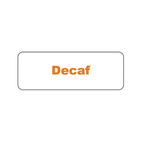 Service Ideas MT1DE Rectangular Magnetic "Decaf" MagneTag