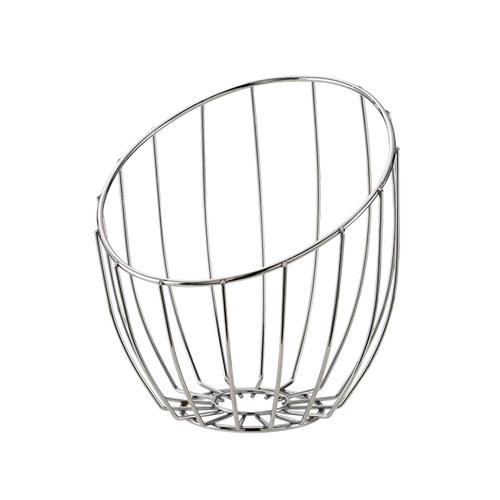 Service Ideas BKTA Polished Finish Tall Cornucopia Basket