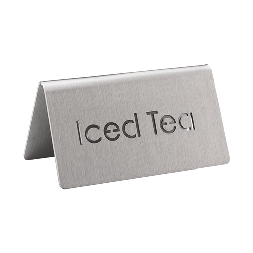 Service Ideas 1C-BF-ICEDTEA-MOD 1.5" H Metal "Iced Tea" Beverage ID Tent