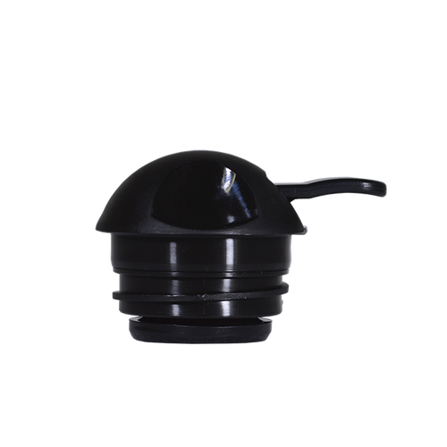 Service Ideas ALPHLBL Black Handle Plastic Alpha Lid