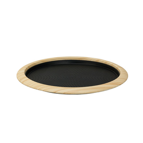 Service Ideas TR1412RILW 14" W Brown Stainless Steel Natural Elements Tray