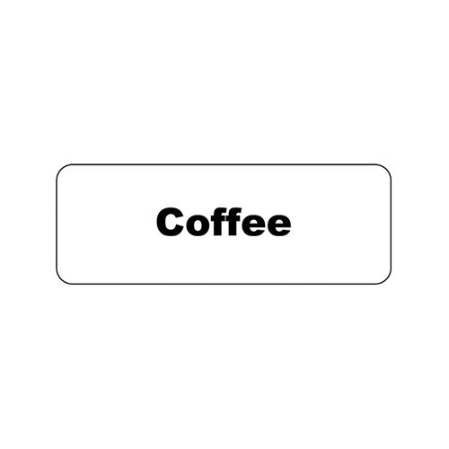 Service Ideas MT1CF Rectangular Magnetic "Coffee" MagneTag