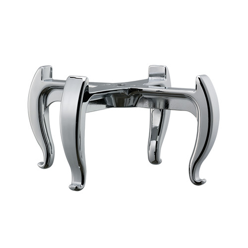 Service Ideas URN30VLEGRG 10.5" W Polished Stainless Regal Base with Legs for URN30 Series