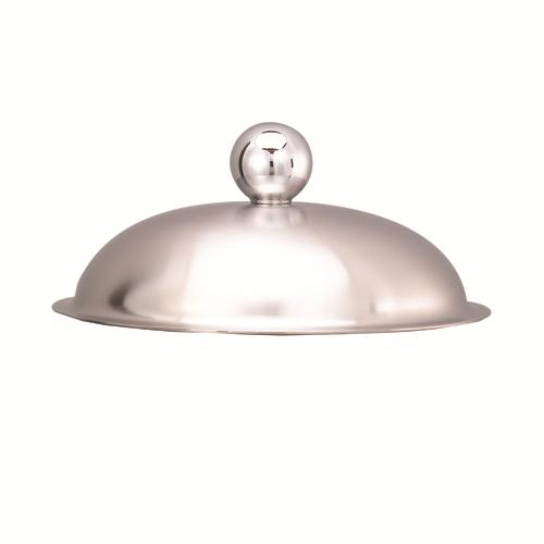 Service Ideas VURN15LKBS 8" W Gasket Lid with Chrome Knob