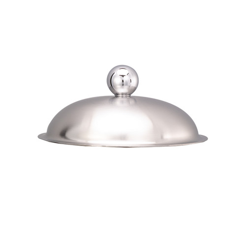 Service Ideas VURN15LKBS 8" W Gasket Lid with Chrome Knob