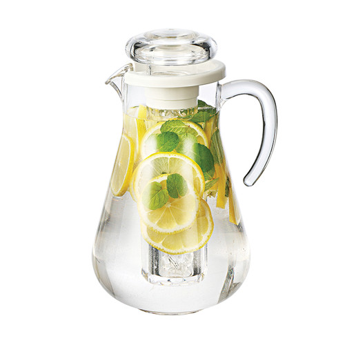 Service Ideas SWP19SB 64.2 Oz. Clear SAN Water Pitcher