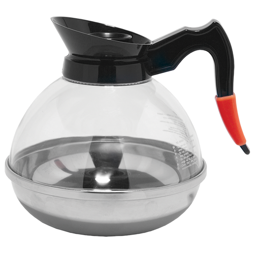 Service Ideas PCB18 60.8 Oz. Clear Polycarbonate Coffee Decanter